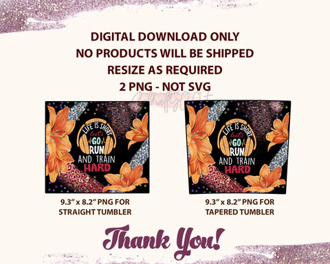 Tumbler Design Motivational Quote PNG Motivational Tumbler PNG Design Flowers Tumbler Sport PNG Sublimation CaldwellArt 