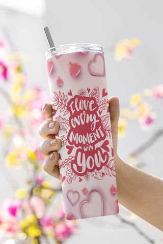 Tumbler Design Valentines Day PNG Sublimation Tumbler 20oz Love Gnome Tumbler PNG Valentines Day Sublimation Design Valentines Day Tumbler Sublimation CaldwellArt 