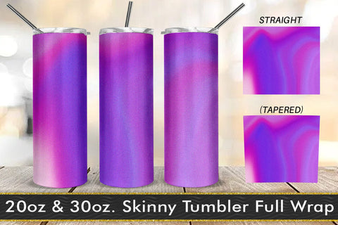 Tumbler design wave grain texture gradient color pink purple Sublimation artnoy 