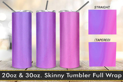 Tumbler design wave grain texture gradient color pink purple Sublimation artnoy 