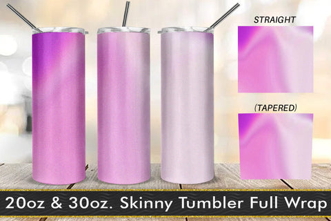 Tumbler design wave grain texture gradient pink color Sublimation artnoy 