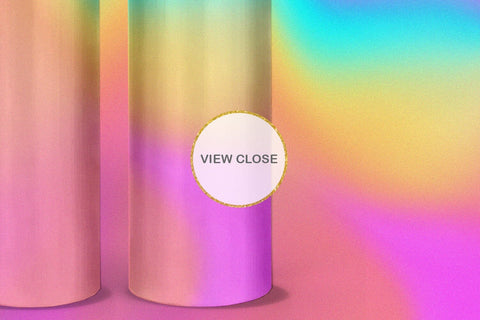 Tumbler design wave texture hologram color Sublimation artnoy 