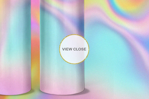 Tumbler design wave texture hologram color Sublimation artnoy 