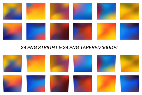 Tumbler gradient blue yellow background Sublimation artnoy 