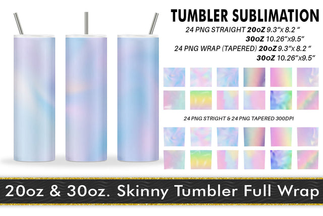 Tumbler gradient unicorn color background Sublimation artnoy 