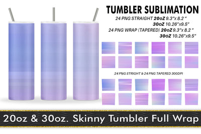 Tumbler stripes gradient pink color background Sublimation artnoy 