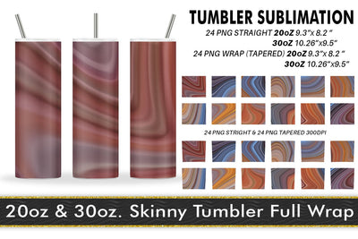 Tumbler Sublimation brown wave texture background Sublimation artnoy 