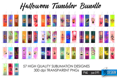 Tumbler Sublimation Bundle. Halloween Wrap Tumbler 20 oz Sublimation Fly Design 