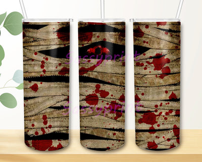 Tumbler Sublimation Design Halloween Mummy Fabric, Mummy eyes Template for Straight Tumbler Wraps Templates Sublimation sassyprint 
