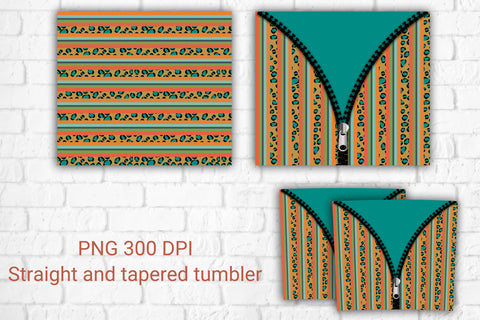 Tumbler sublimation design | Tumbler leopard Sublimation Svetana Studio 