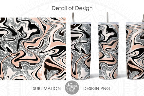 Tumbler sublimation designs with fluid art SVG Artisan Craft SVG 