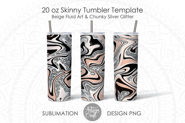Tumbler sublimation designs with fluid art SVG Artisan Craft SVG 