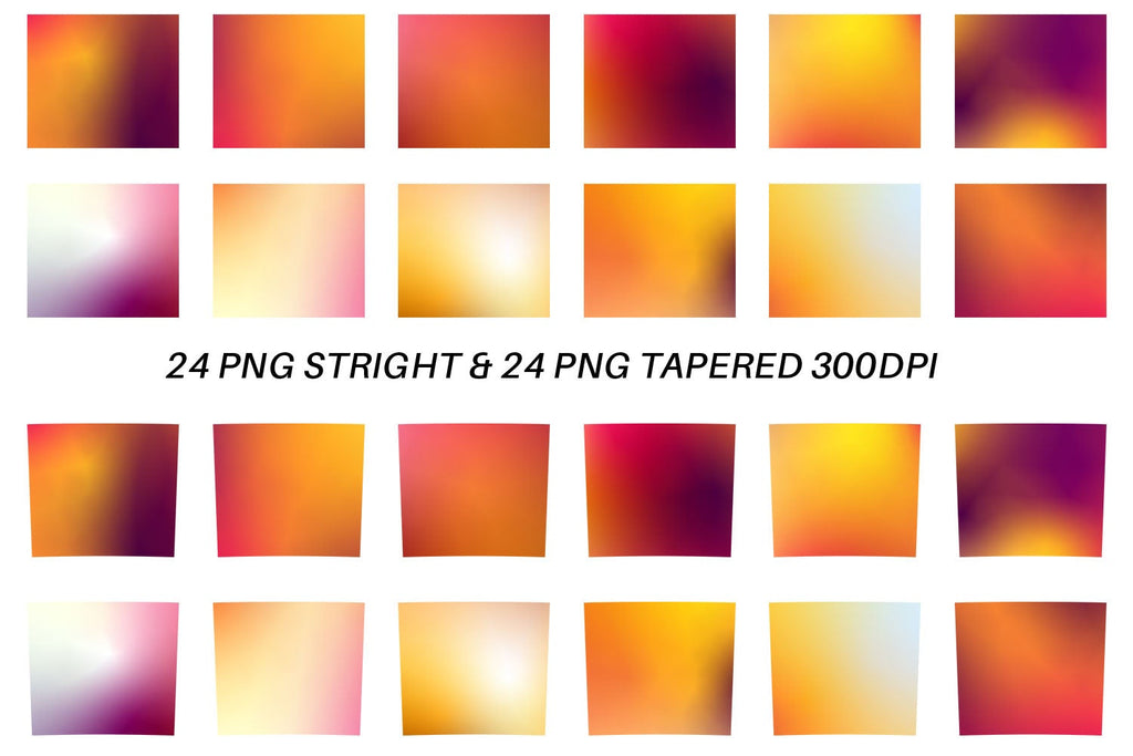 Tumbler Sublimation gradient orange background - So Fontsy