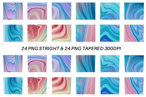 Tumbler Sublimation wave texture gradient blue background Sublimation artnoy 