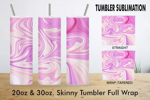 Tumbler Sublimation wave texture pink background Sublimation artnoy 