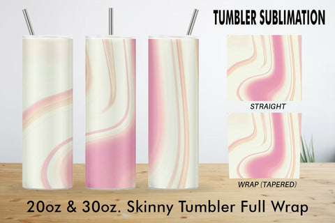 Tumbler Sublimation wave texture pink background Sublimation artnoy 