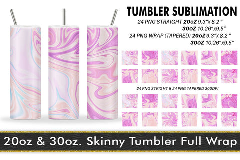 Tumbler Sublimation wave texture pink background Sublimation artnoy 
