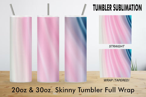 Tumbler Sublimation wave texture pink blue background Sublimation artnoy 
