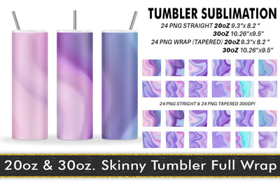 Tumbler Sublimation wave texture purple background Sublimation artnoy 