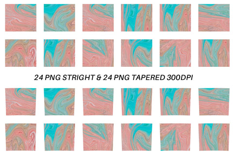 Tumbler Sublimation wave texture turquoise background Sublimation artnoy 