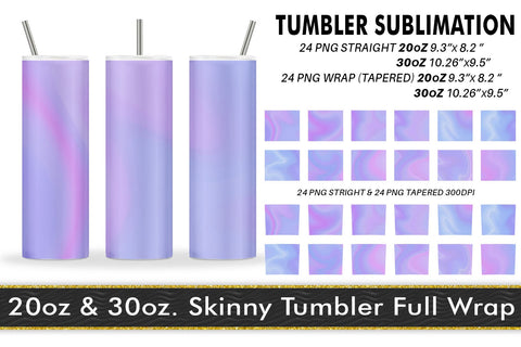 Tumbler Sublimation wave texture unicorn color background Sublimation artnoy 