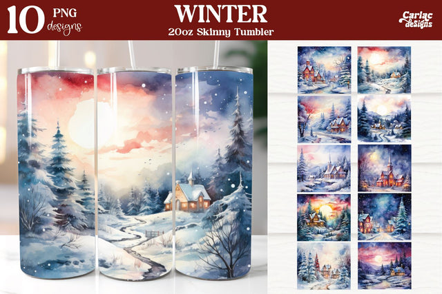 Tumbler Sublimation Wrap Bundle | Christmas Sublimation Sublimation Carla C Designs 