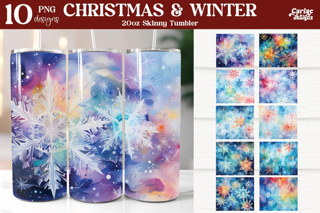 Tumbler Sublimation Wrap Bundle | Christmas Sublimation Sublimation Carla C Designs 