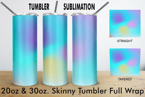 Tumbler templates design gradient bright color background Sublimation artnoy 