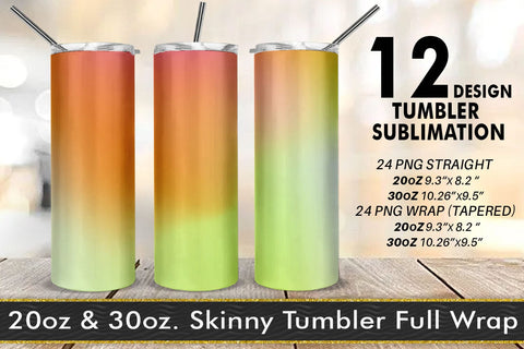 Tumbler templates design gradient bright color background Sublimation artnoy 