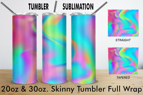 Tumbler templates design hologram color background Sublimation artnoy 