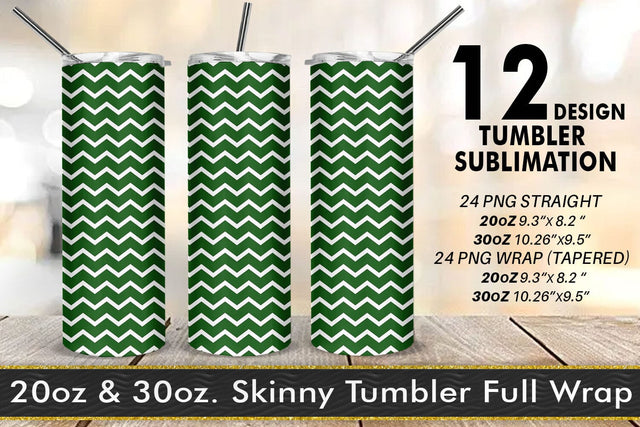 Tumbler templates design line chevron pattern background Sublimation artnoy 