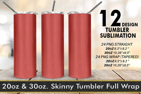Tumbler templates design small polka dot pattern Sublimation artnoy 