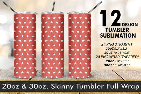 Tumbler templates design star pattern background Sublimation artnoy 