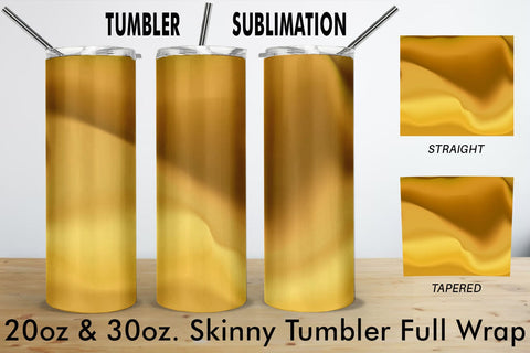 Tumbler templates design wave gold pattern background Sublimation artnoy 