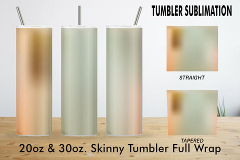 Tumbler templates gradient color peach background Sublimation artnoy 