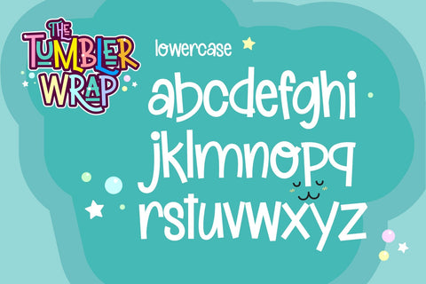 Tumbler wrap Font BB Digital Arts 