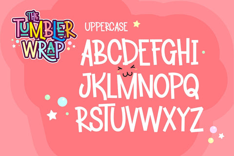 Tumbler wrap Font BB Digital Arts 