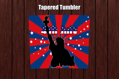 Tumbler Wrap Template 20oz 4th July Sublimation Design Subli Store 