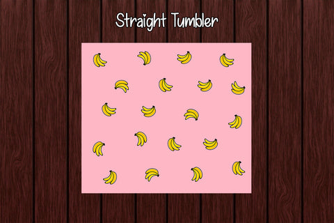 Tumbler Wrap Template 20oz Bananas Sublimation Design Subli Store 