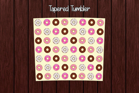 Tumbler Wrap Template 20oz Diagonal Donuts Sublimation Design Subli Store 