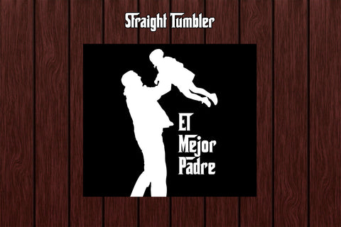 Tumbler Wrap Template 20oz El Mejor Padre Sublimation Design Subli Store 