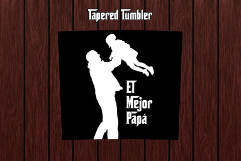 Tumbler Wrap Template 20oz El Mejor Papá Sublimation Design Subli Store 