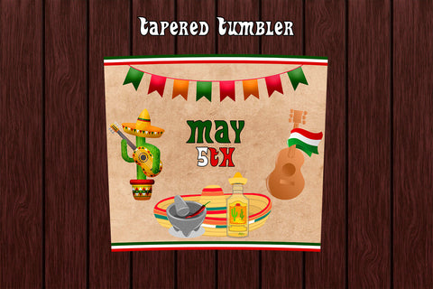 Tumbler Wrap Template 20oz May 5th Sublimation Design Subli Store 