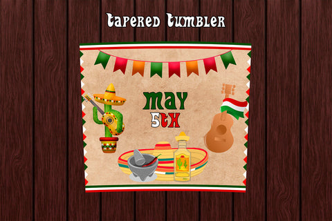 Tumbler Wrap Template 20oz May 5th Tricolor Sublimation Design Subli Store 