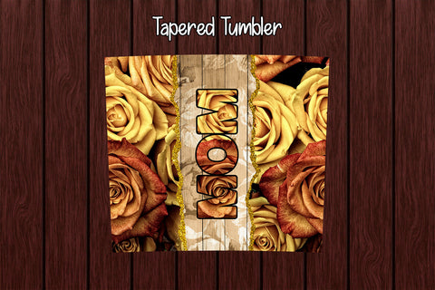 Tumbler Wrap Template 20oz Mom Old Roses Sublimation Design Subli Store 