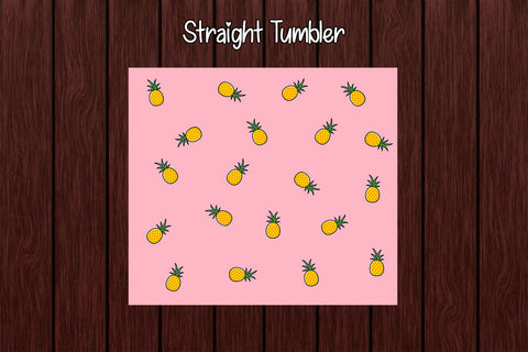 Tumbler Wrap Template 20oz Pineapples Sublimation Design Subli Store 