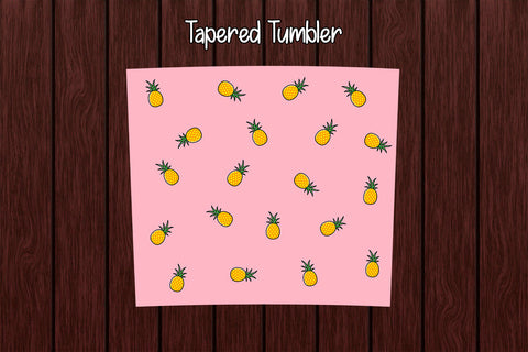 Tumbler Wrap Template 20oz Pineapples Sublimation Design Subli Store 