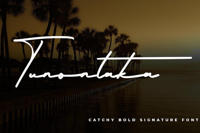 Tunontaka Font Abo Daniel Studio 