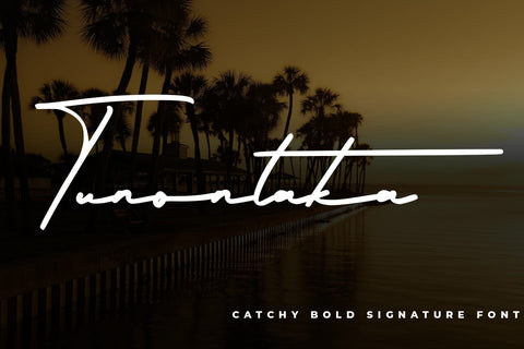 Tunontaka Font Abo Daniel Studio 