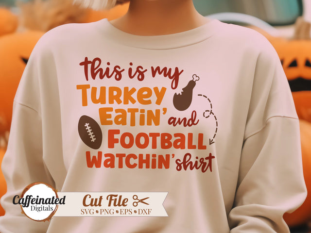 Turkey and Football SVG SVG Caffeinated SVGs 